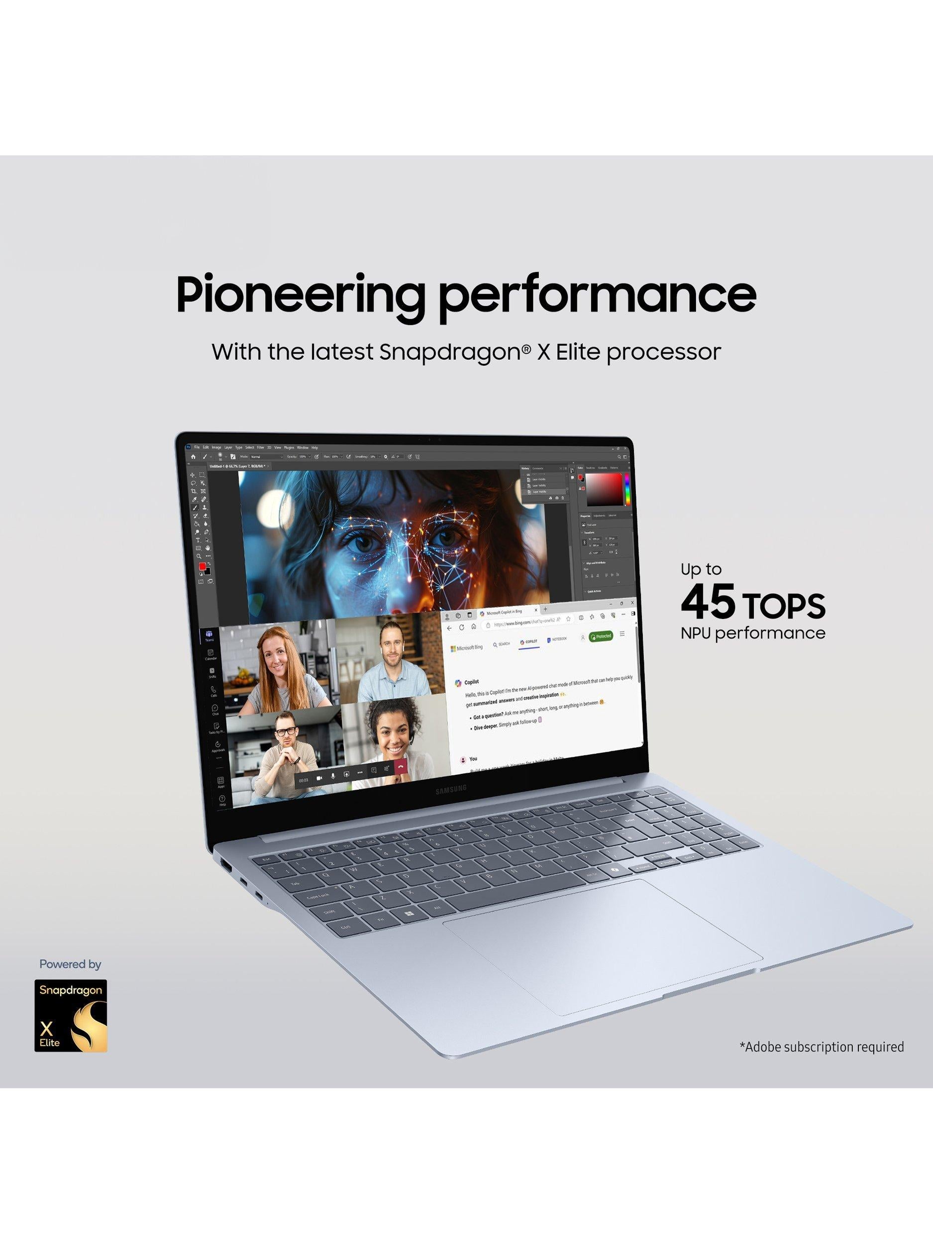 Samsung Galaxy Book4 Edge laptop 16 inch 512GB - British product