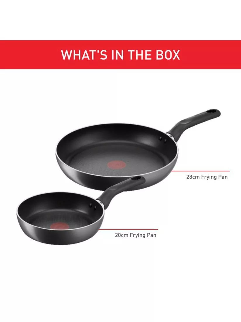 Tefal Non-Stick Frying Pan Set 2 Piece (British brand)