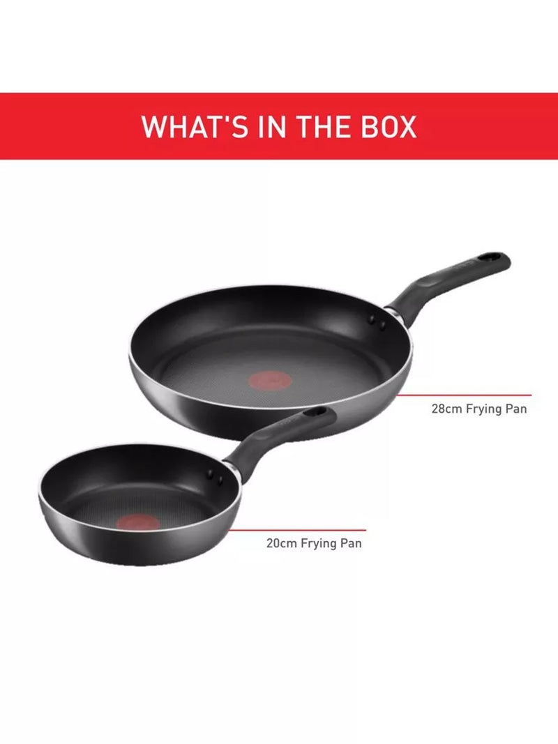 Tefal Non-Stick Frying Pan Set 2 Piece (British brand)