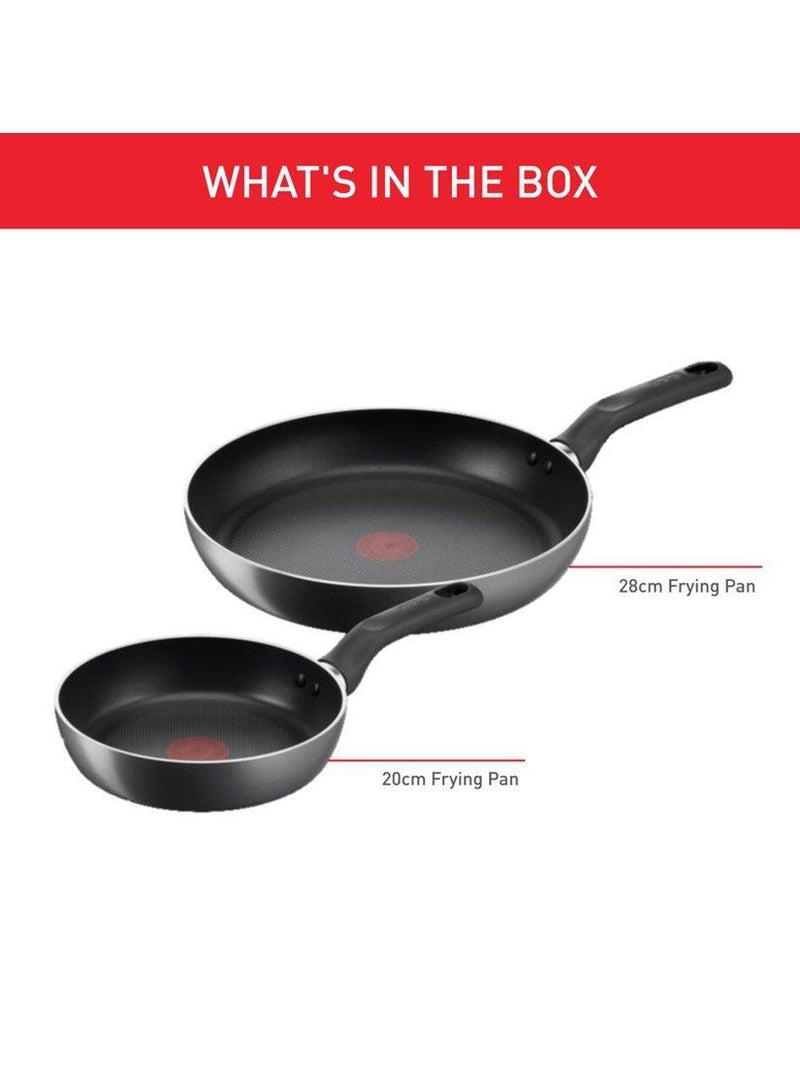 Tefal Non-Stick Frying Pan Set 2 Piece (British brand)