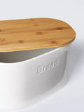 John Lewis stoneware bread bin white, UK version