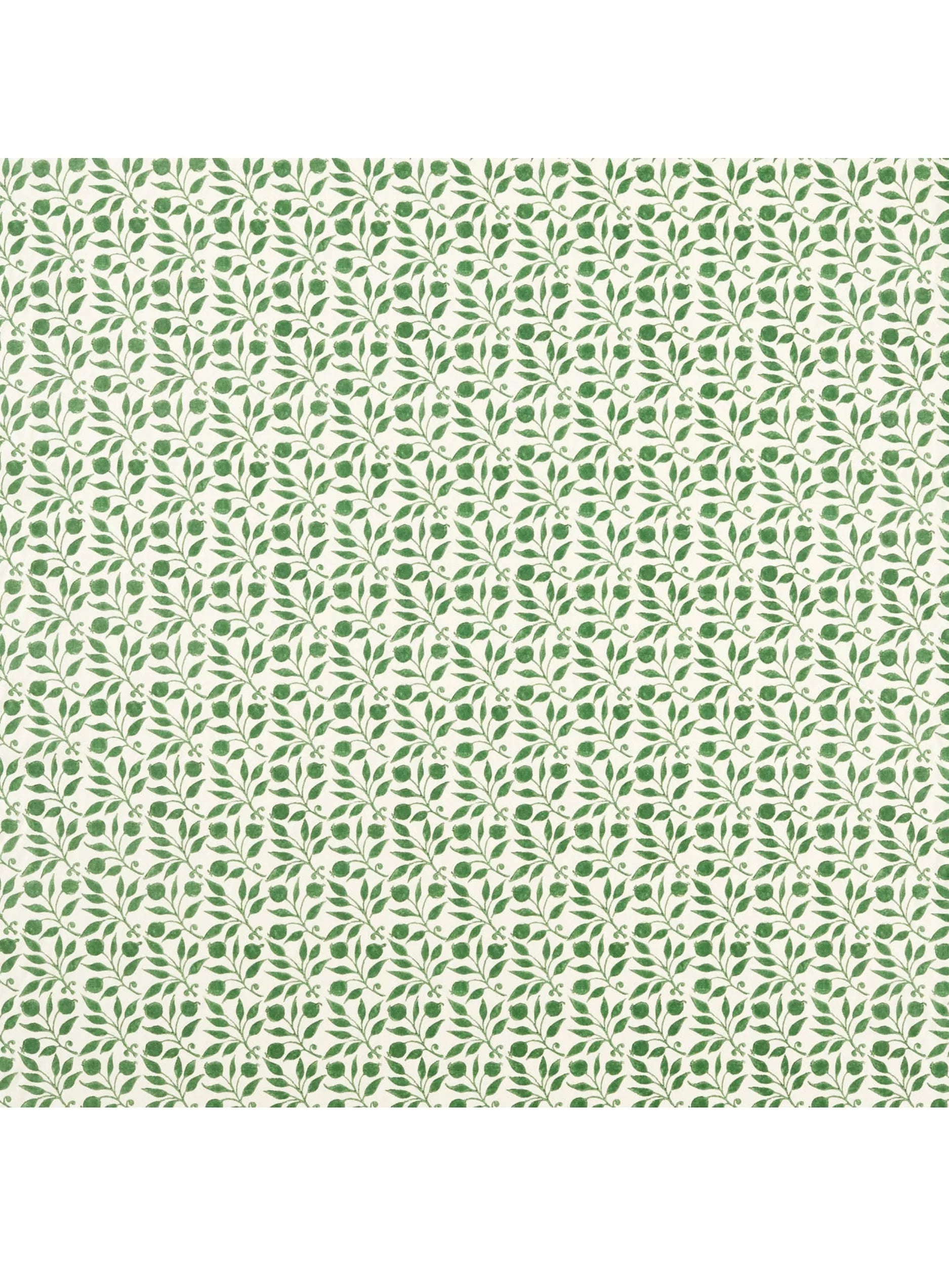 Morris & Co Rosehip furnishing fabric 137cm wide Forest, UK version