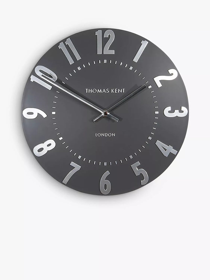 Thomas Kent Arabic numeral wall clock 30cm, UK version