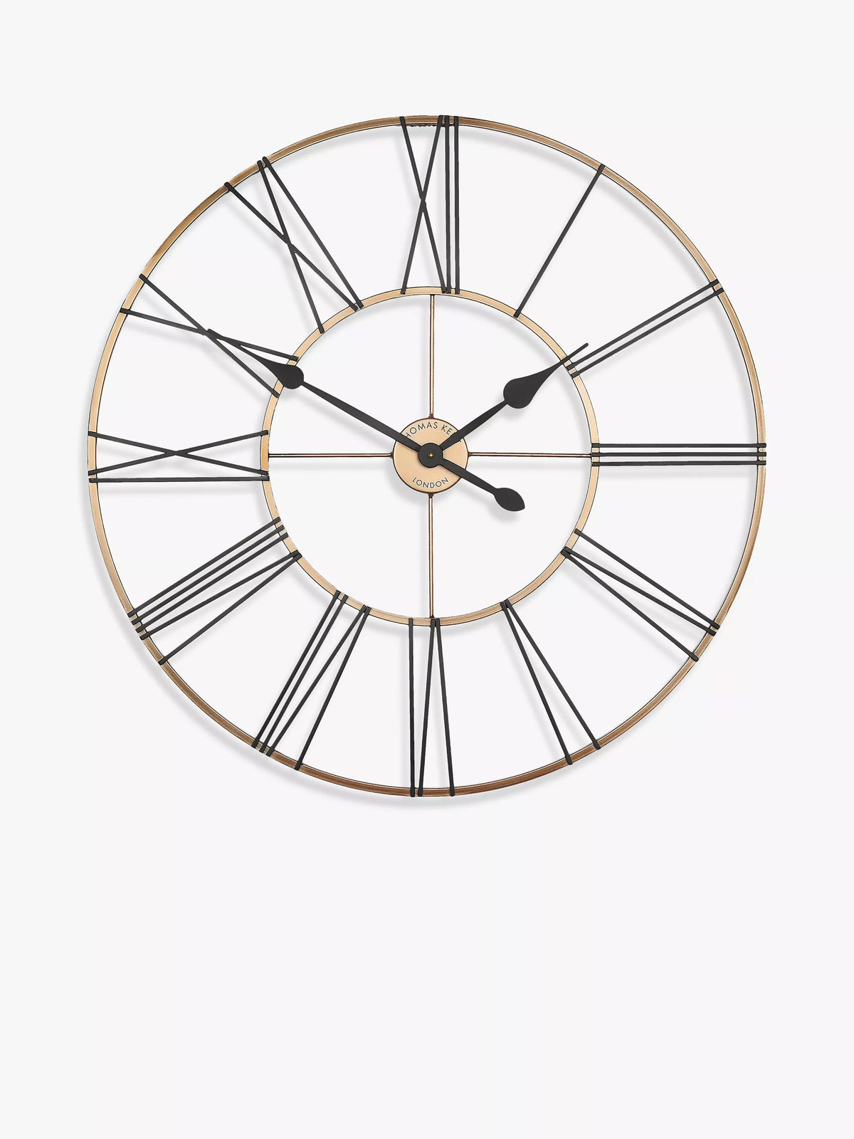 Thomas Kent Summerhouse skeleton wall clock 80cm, imported from the UK
