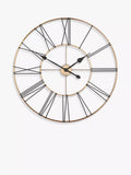 Thomas Kent Summerhouse skeleton wall clock 80cm, imported from the UK