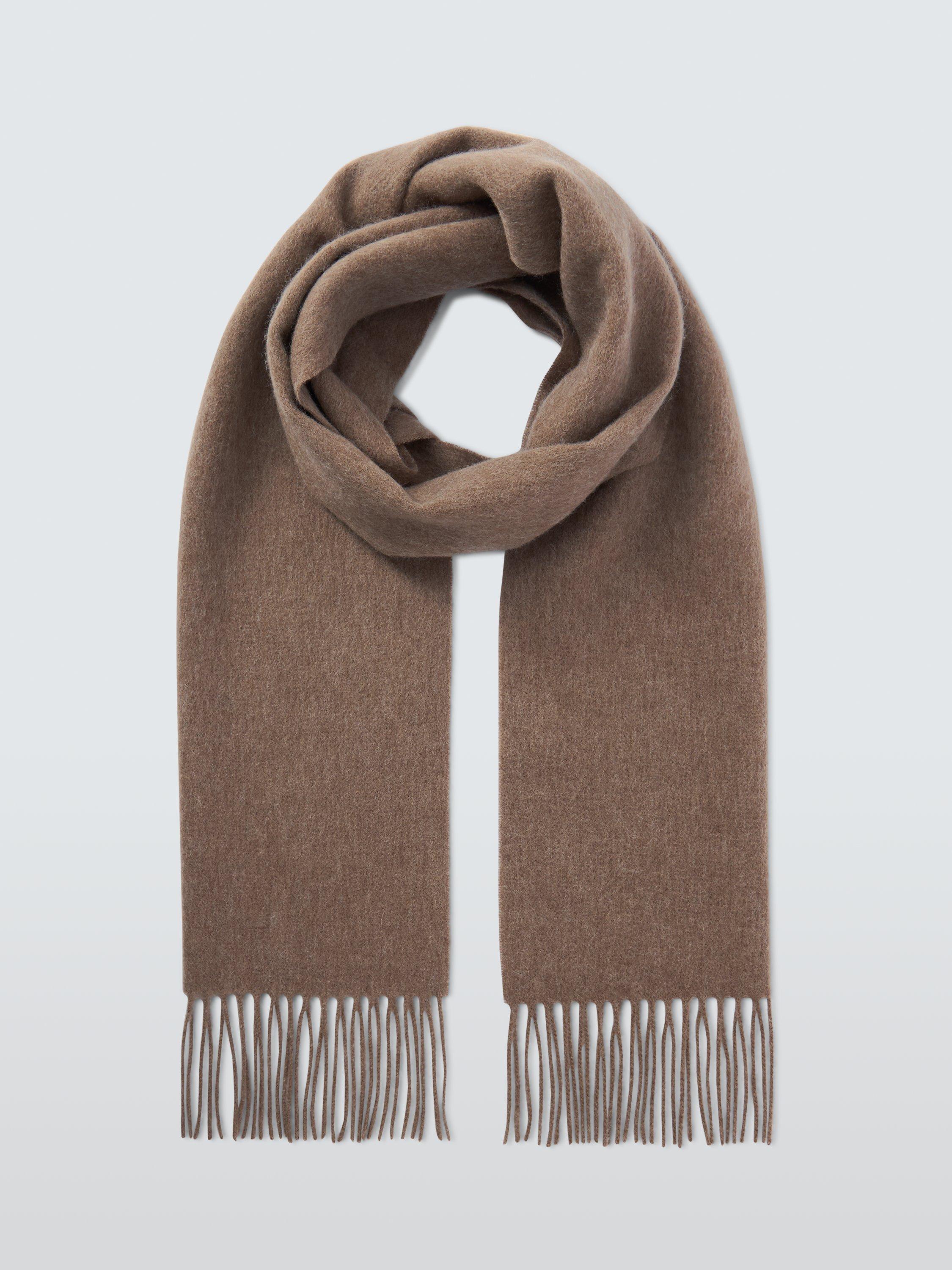 John Lewis fringed wool scarf 165x29cm, UK version