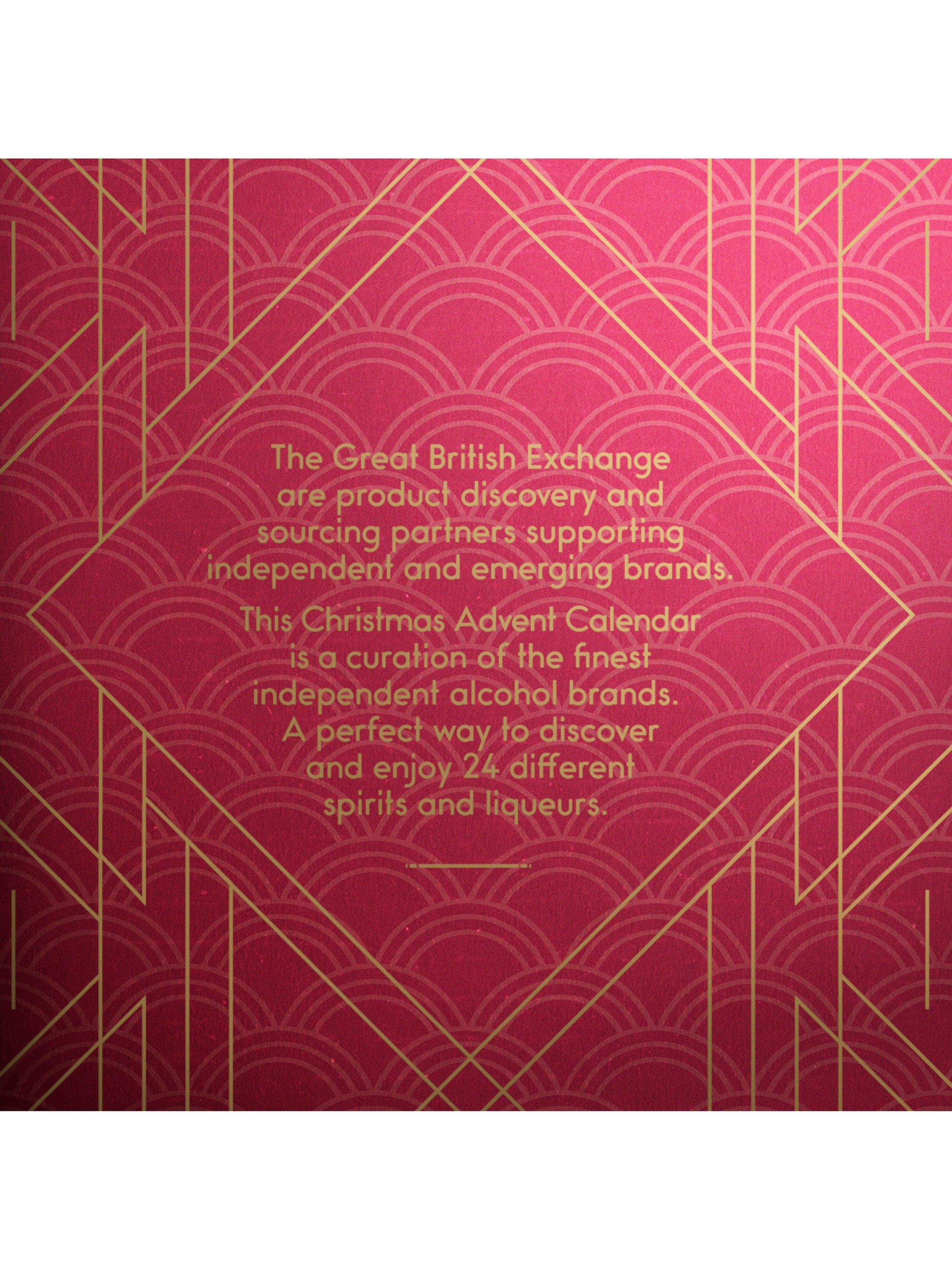 The Great British Exchange 24 days spirits advent calendar, imported from the UK