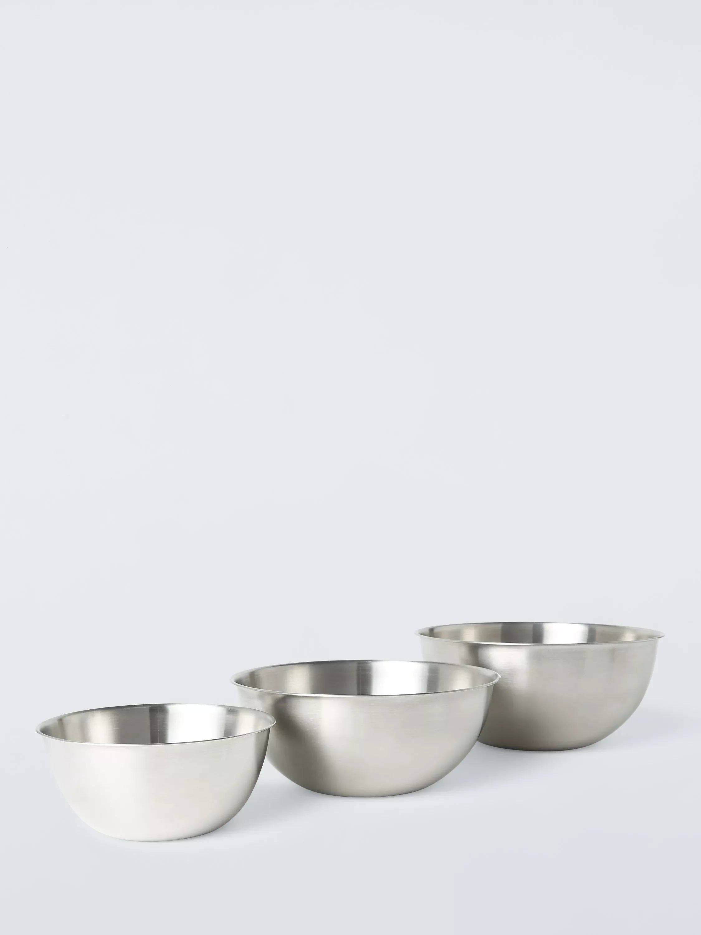 John Lewis nesting mixing bowls set of three, imported from the UK