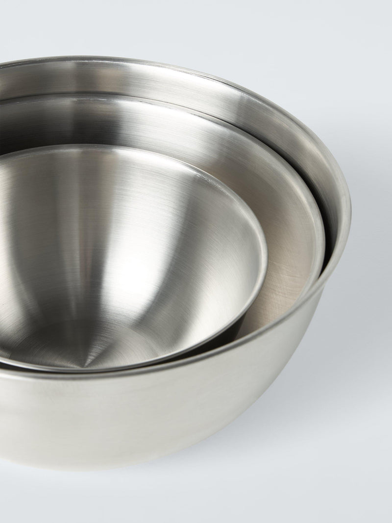 John Lewis nesting mixing bowls set of three, imported from the UK