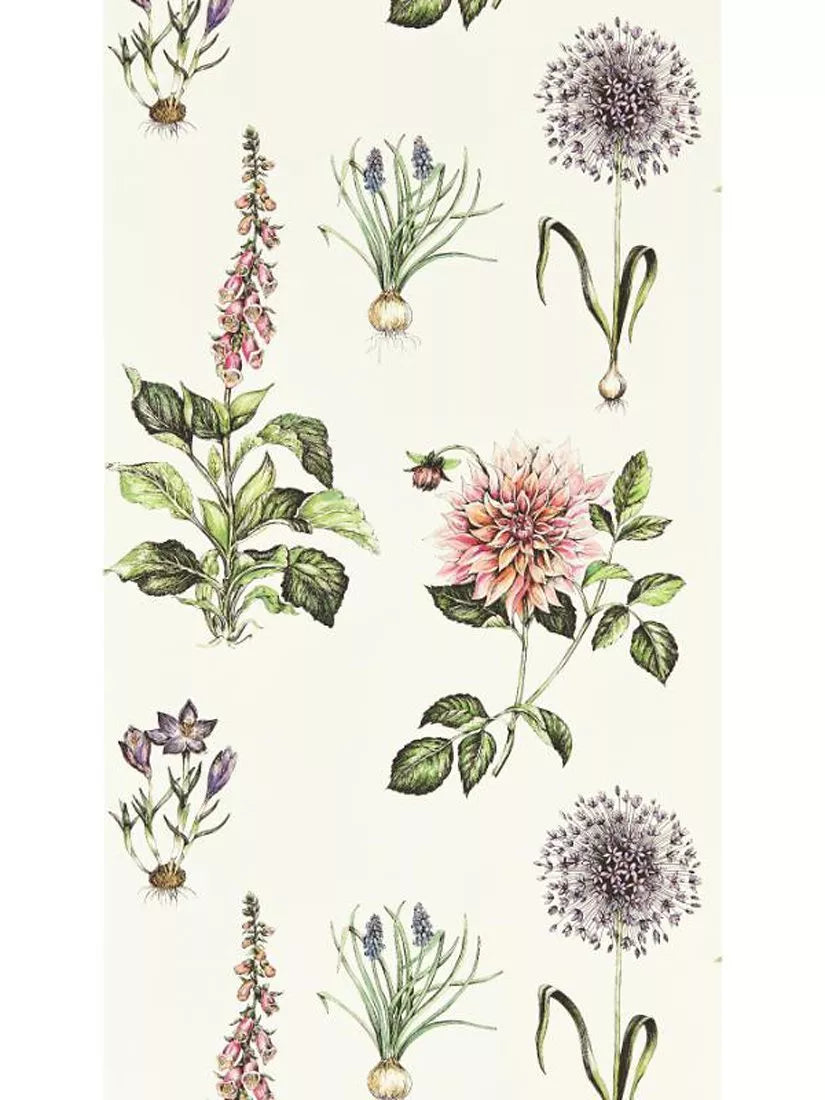 Clarke & Clarke Roseraie Wallpaper - Blush