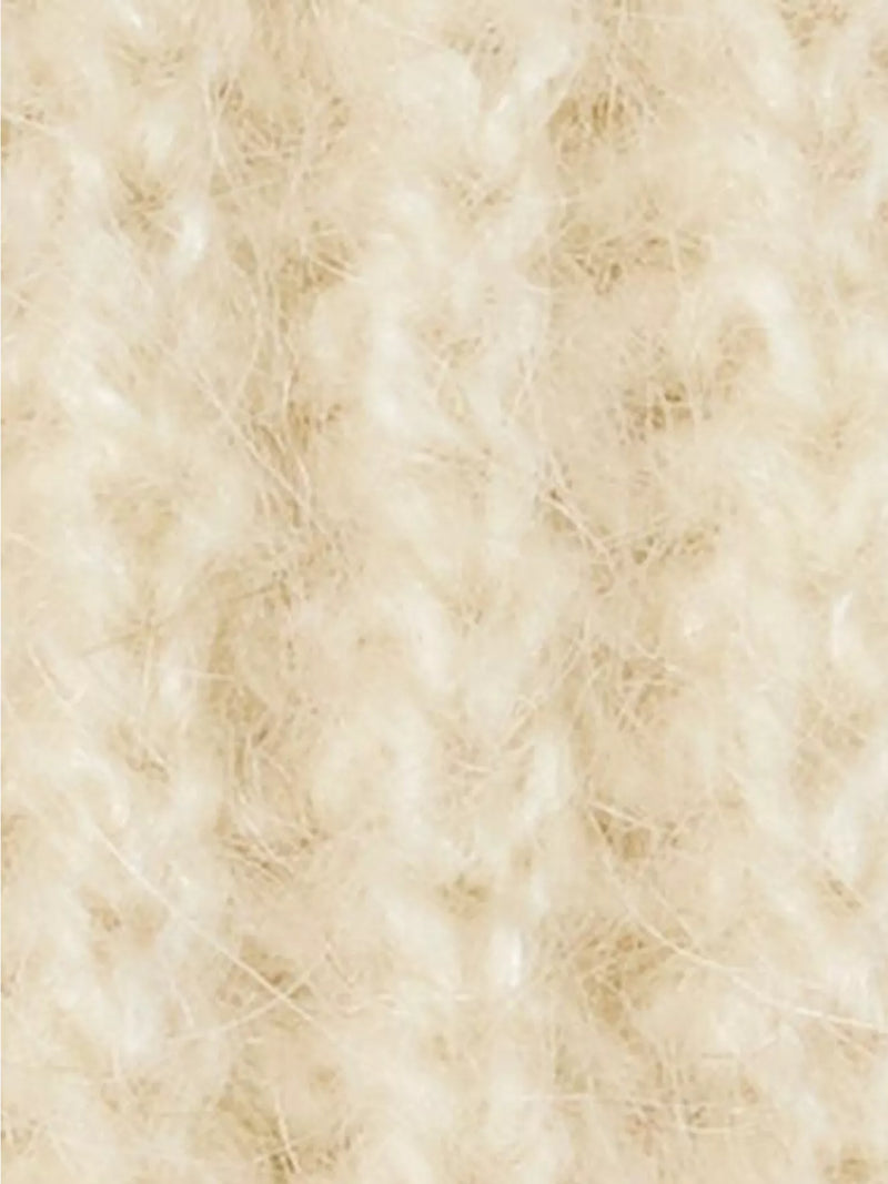 John Lewis Alpaca Wool Blend Fluffy Rib Knit Beanie Hat - McGrocer