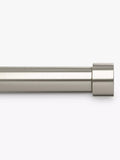 Umbra Cappa expandable single curtain rod 25mm nickel, UK version