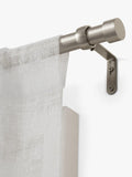 Umbra Cappa expandable single curtain rod 25mm nickel, UK version