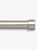 Umbra Cappa Expandable Single Curtain Rod, Nickel, 25mm Diameter