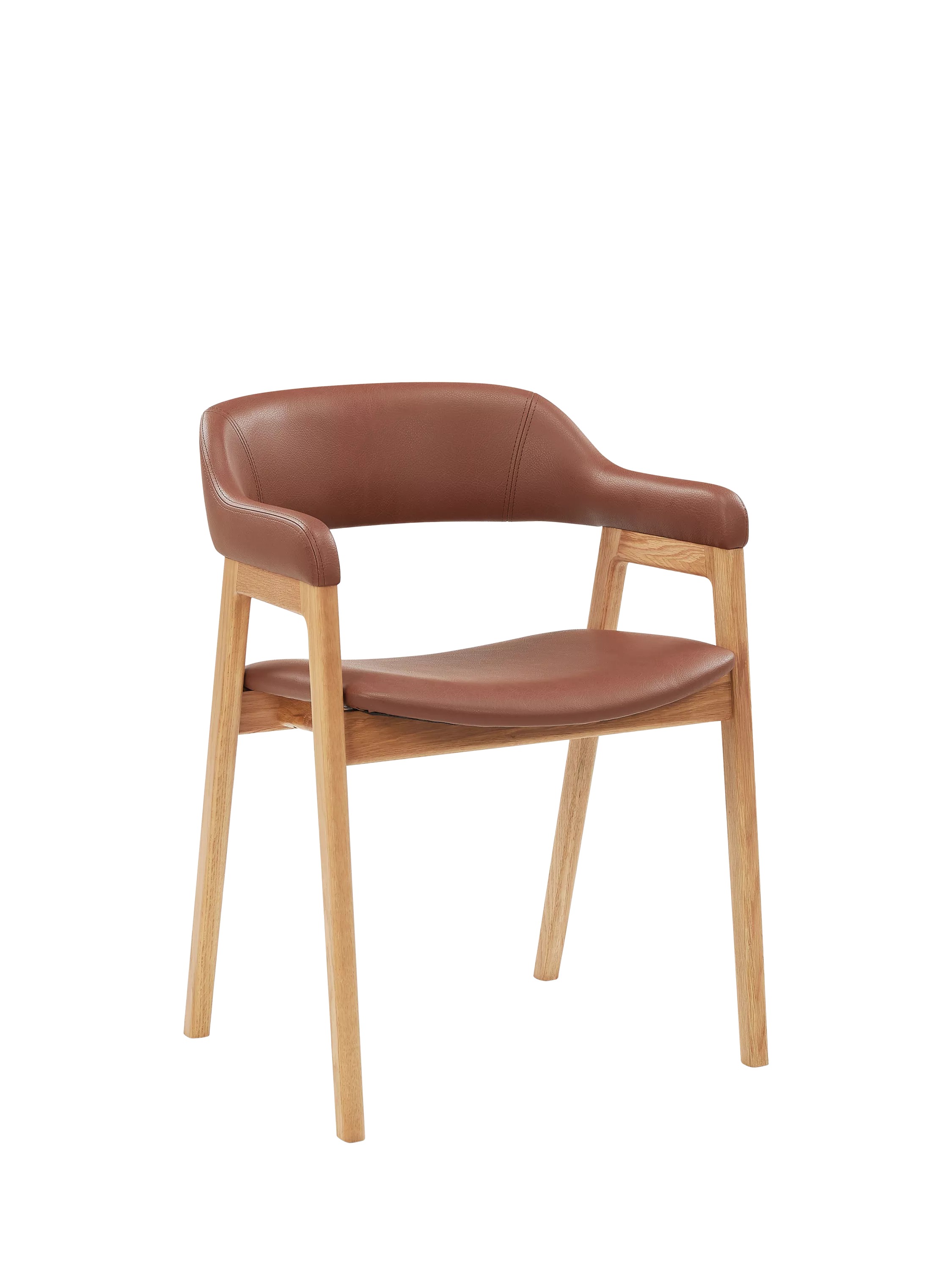 John Lewis Santino dining arm chair Bianco Oil Oak, imported from the UK
