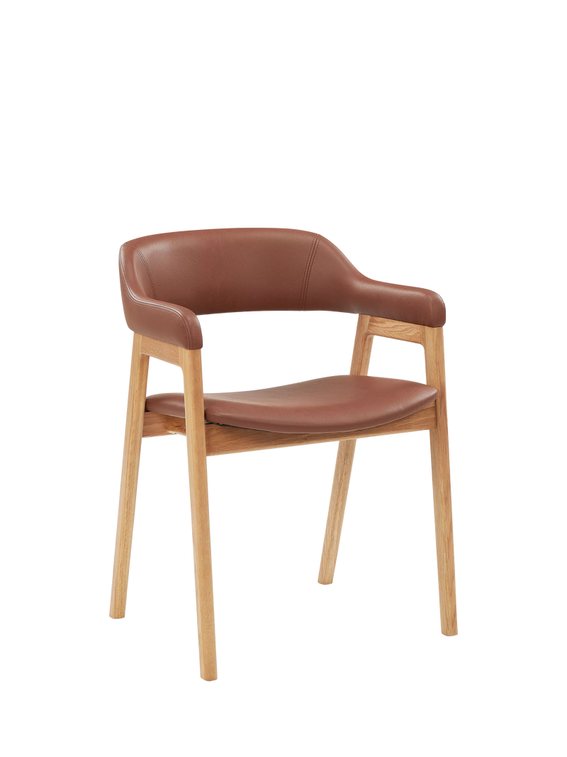 John Lewis Santino dining arm chair Bianco Oil Oak, imported from the UK