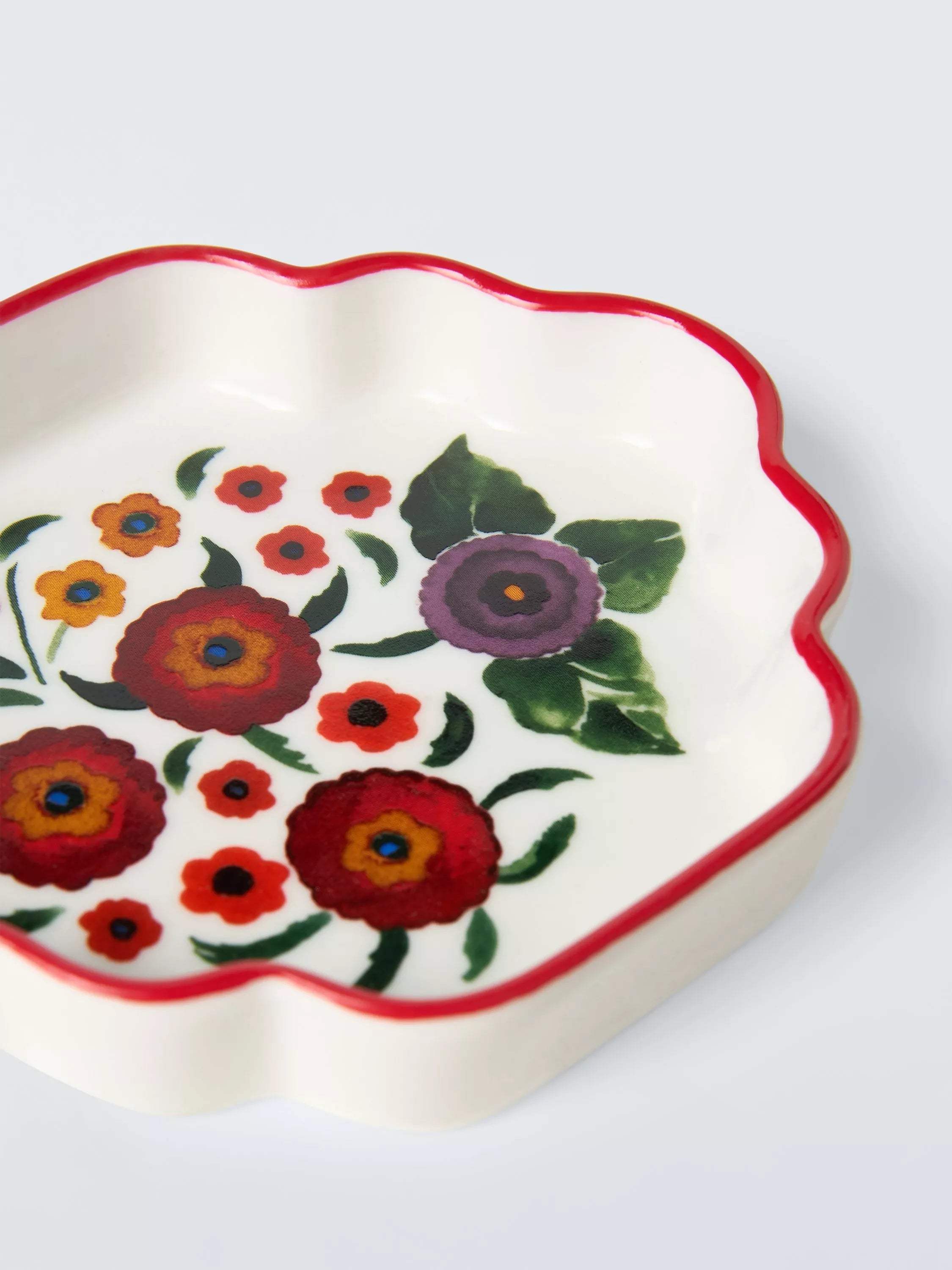 John Lewis Archive Floral Print Trinket Dish multi, UK version