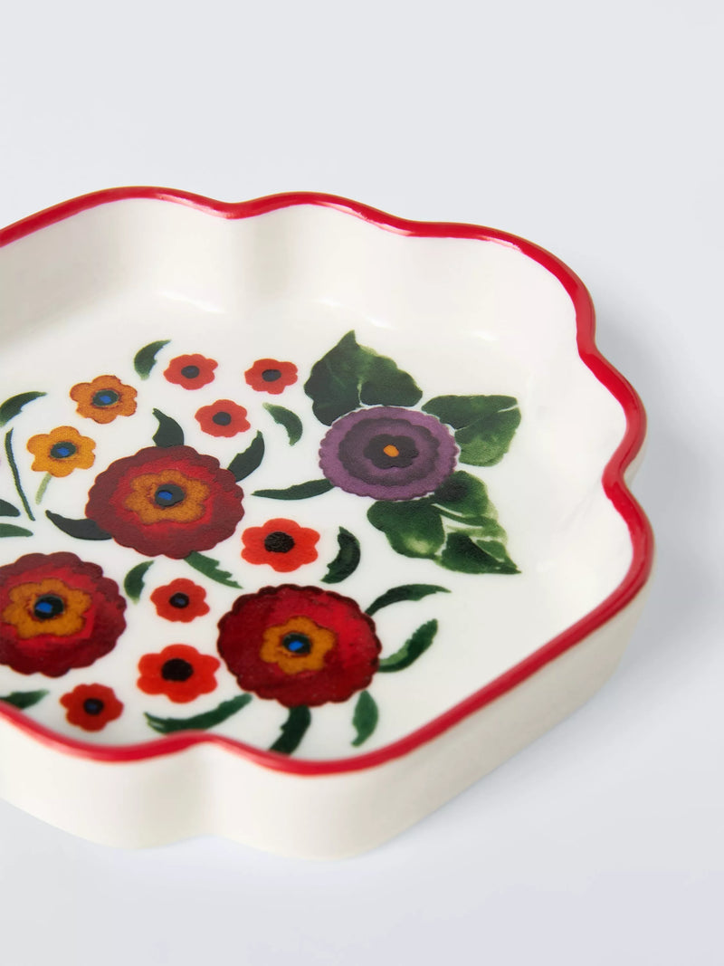 John Lewis Archive Floral Print Trinket Dish multi, UK version