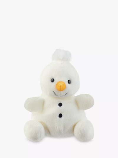 Peluche moyenne bonhomme de neige avec granulés recyclés 20 cm John Lewis - Acheter en ligne sur McGrocer