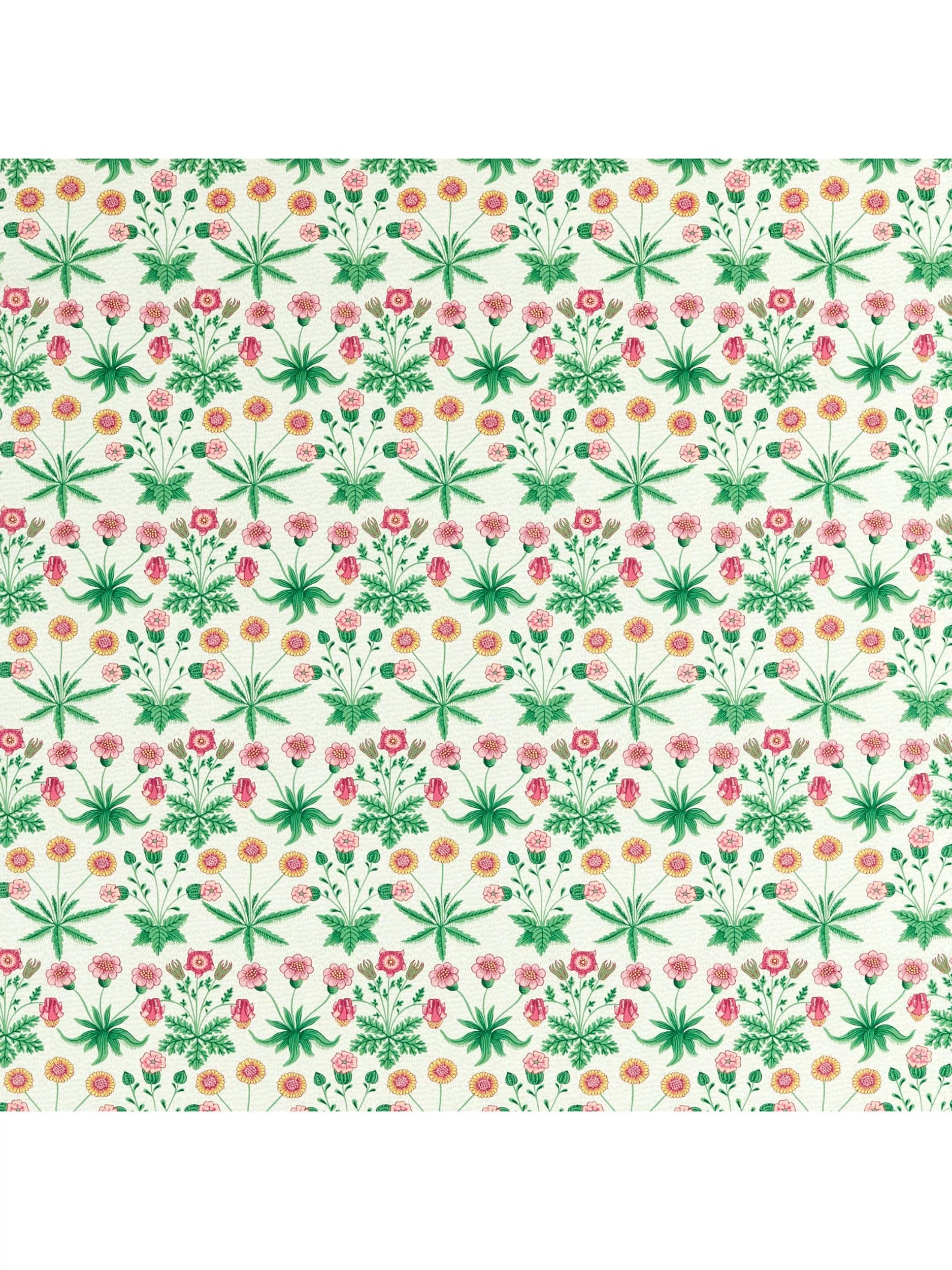 Morris & Co Daisy furnishing fabric Strawberry Fields 138cm - British product