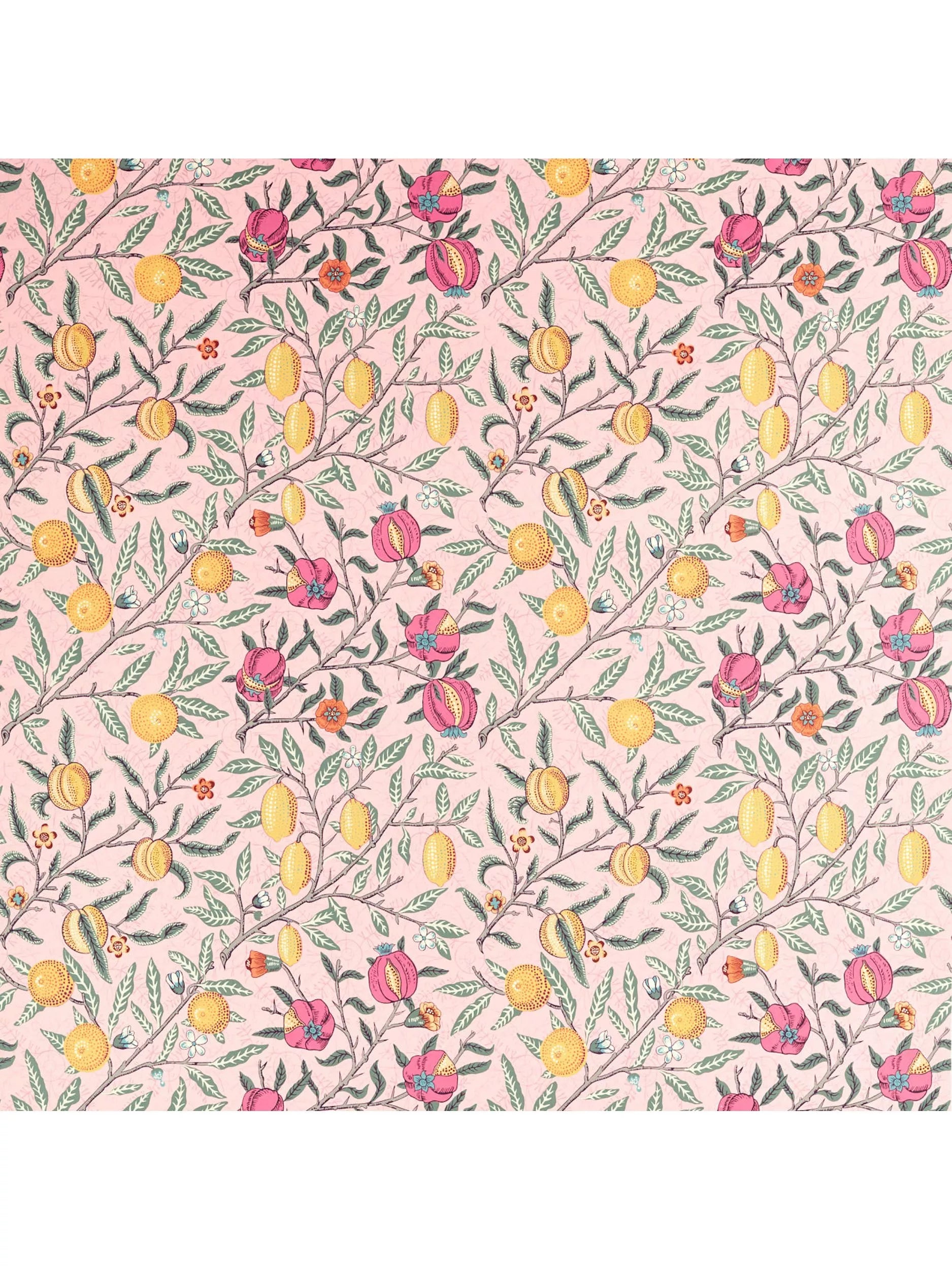 Morris & Co fruit furnishing fabric 100% cotton - British product