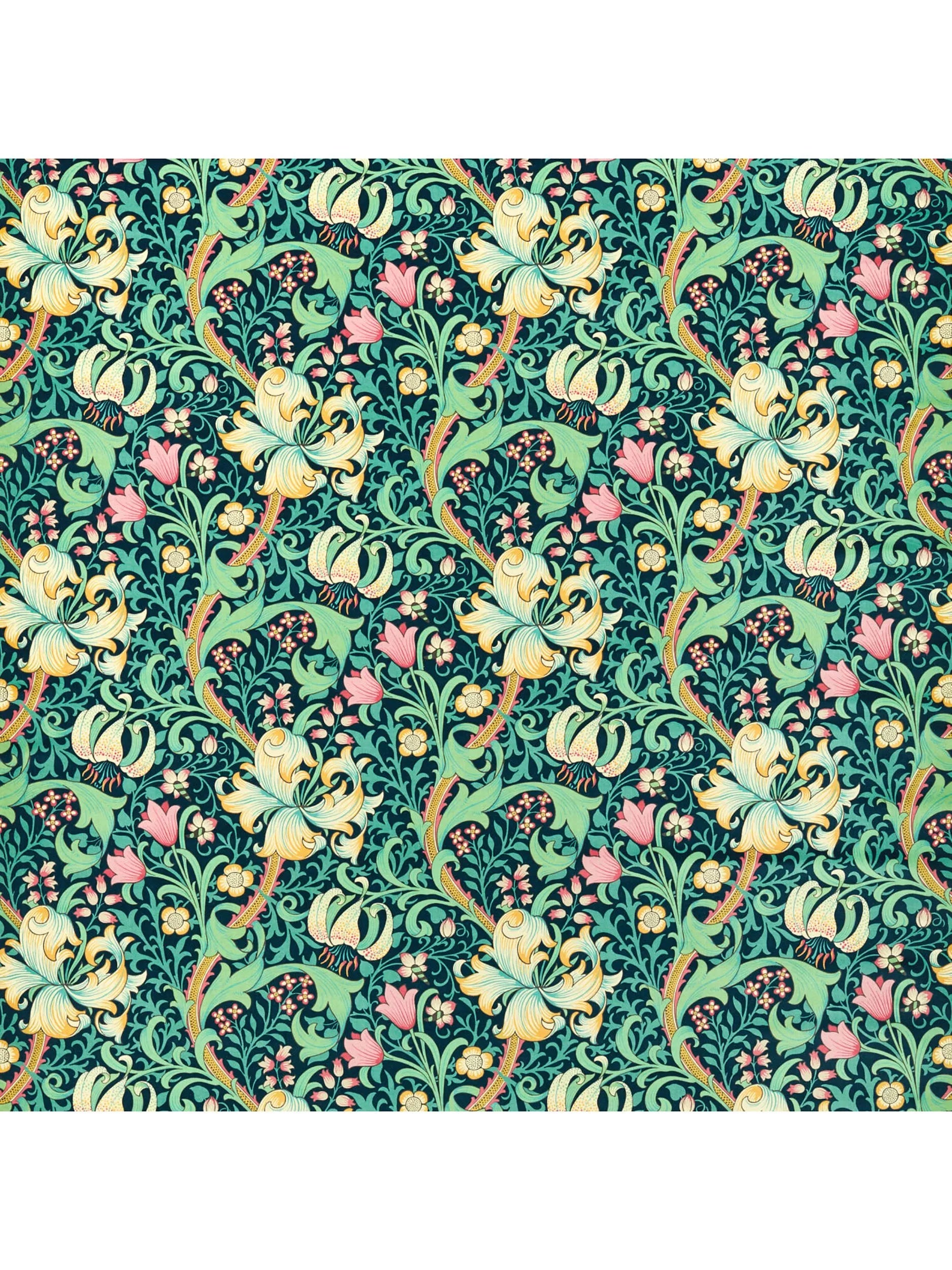 Morris & Co. Golden Lily Möbelstoff 135cm Breite
