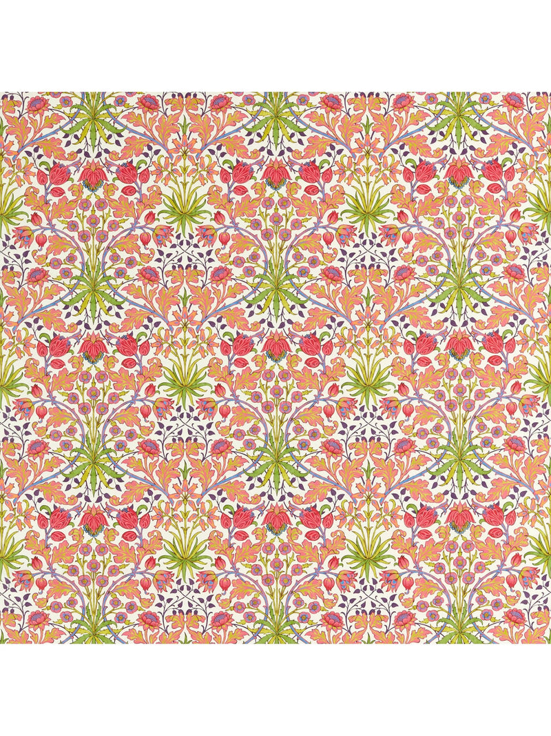 Morris & Co. Hyacinth furnishing fabric Cosmo Pink, UK version