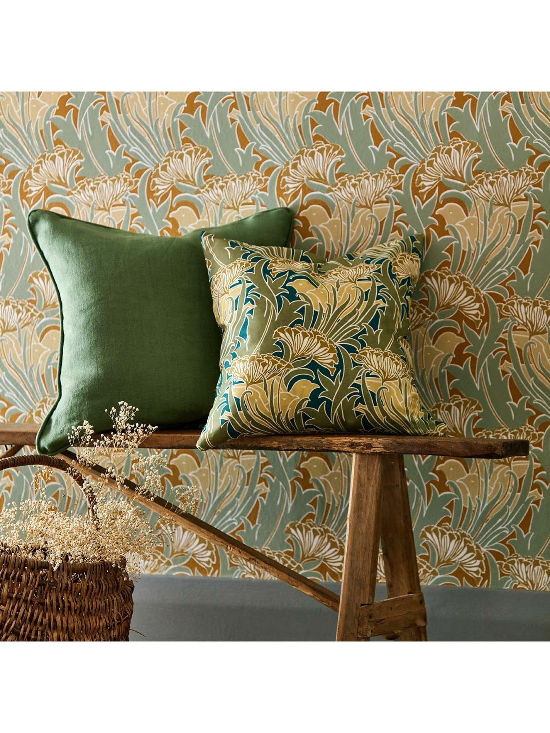 Morris & Co Spitzenblume Baumwollstoff 138,5 cm - Britisches Produkt