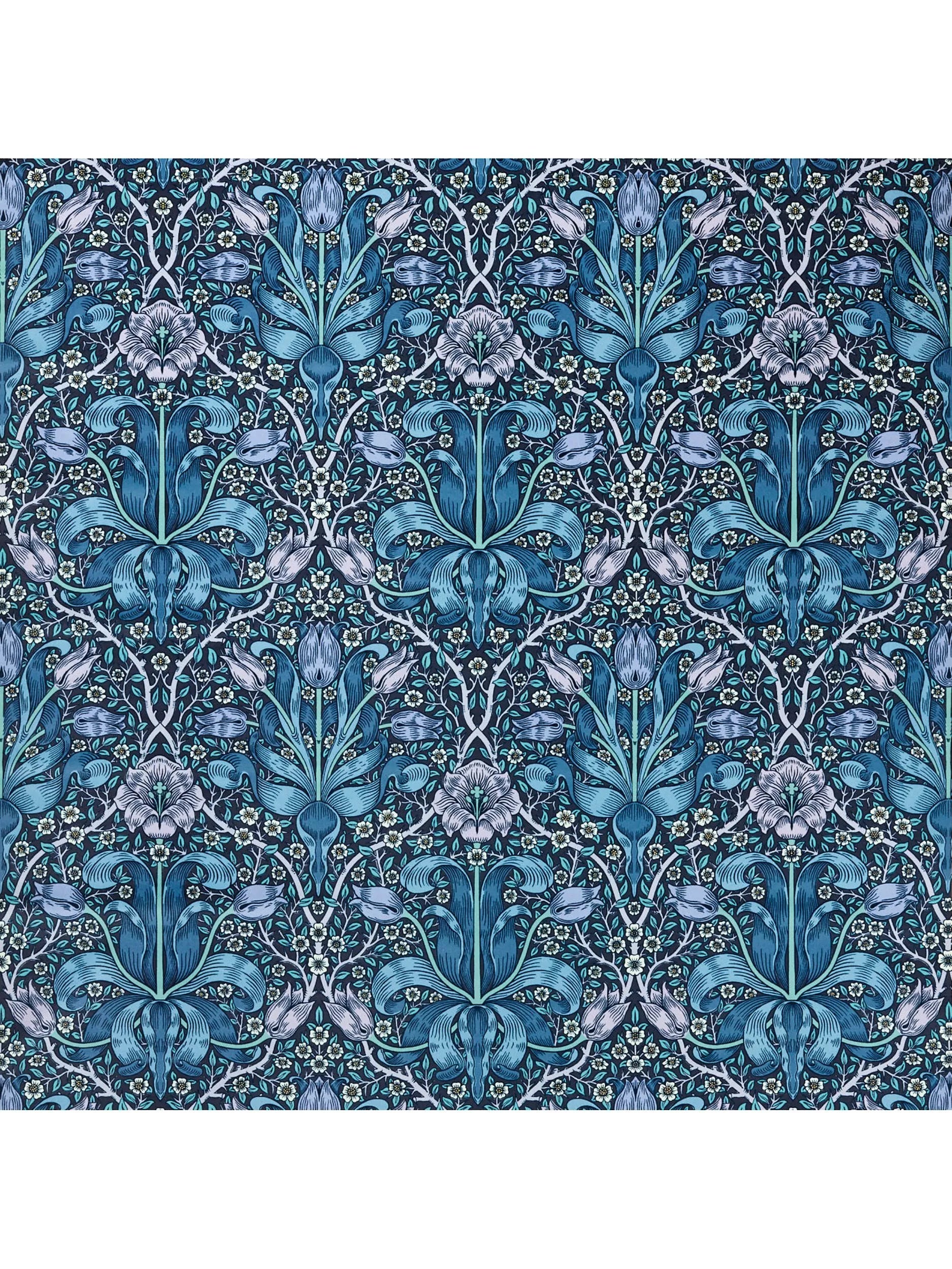 Morris & Co. Spring Thicket velvet furnishing fabric, imported from the UK