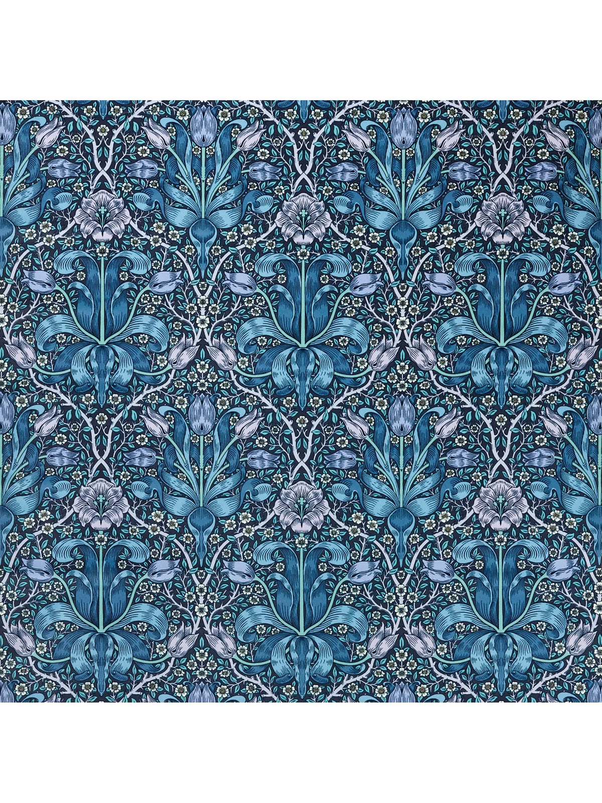 Morris & Co. Spring Thicket velvet furnishing fabric, imported from the UK