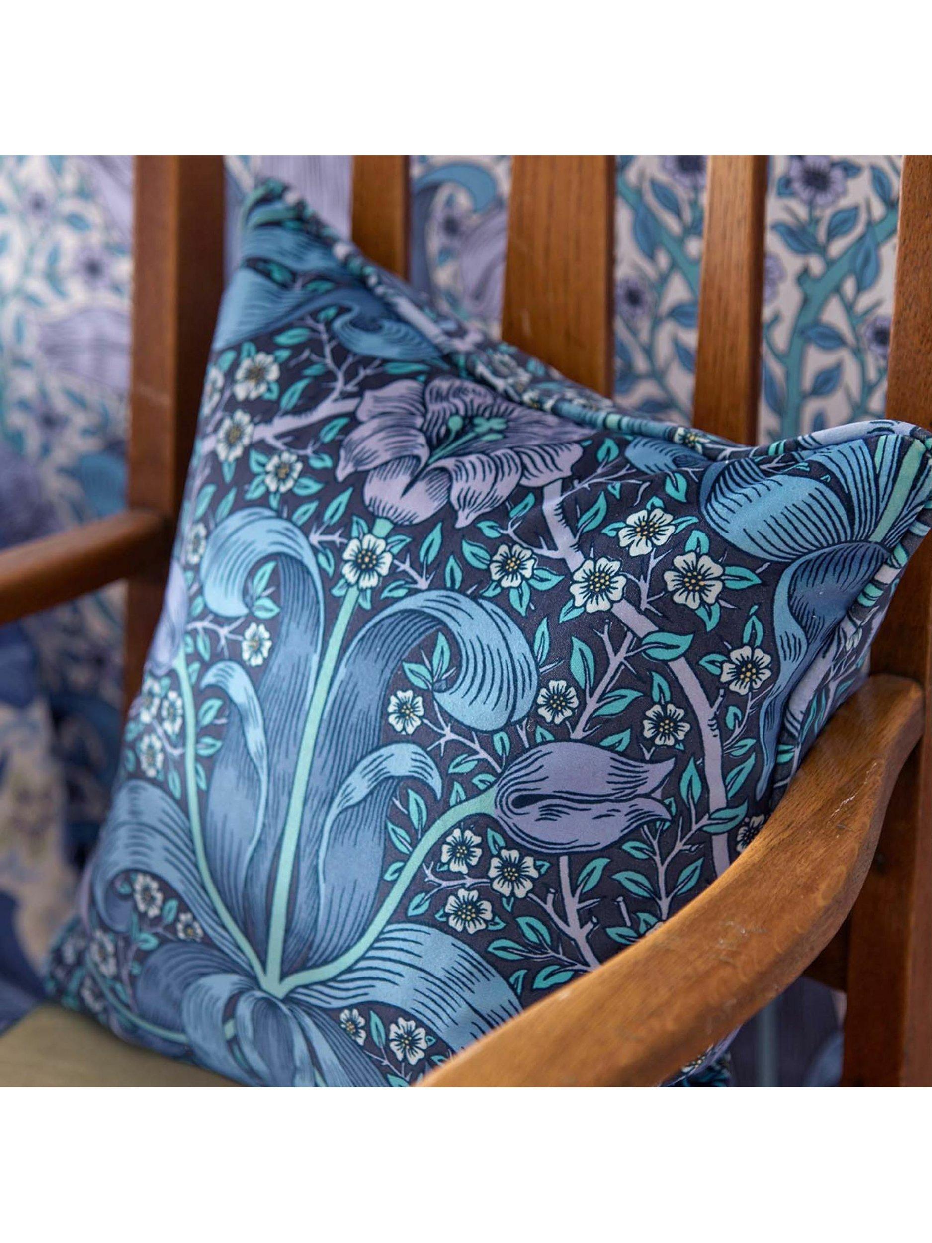 Morris & Co. Spring Thicket velvet furnishing fabric, imported from the UK