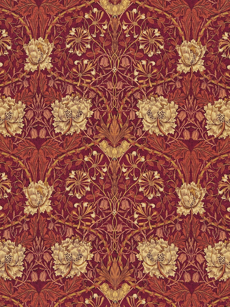 Morris & Co. Honeysuckle & Tulip Furnishing Fabric 137cm