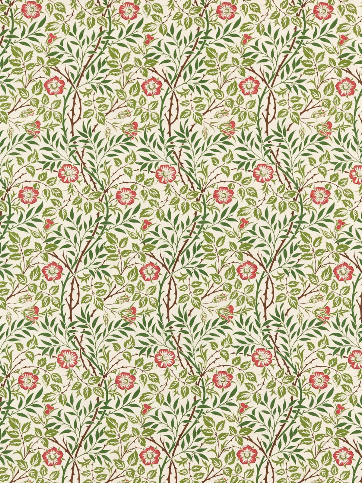Morris & Co Sweet Briar furnishing fabric 140cm, imported from the UK