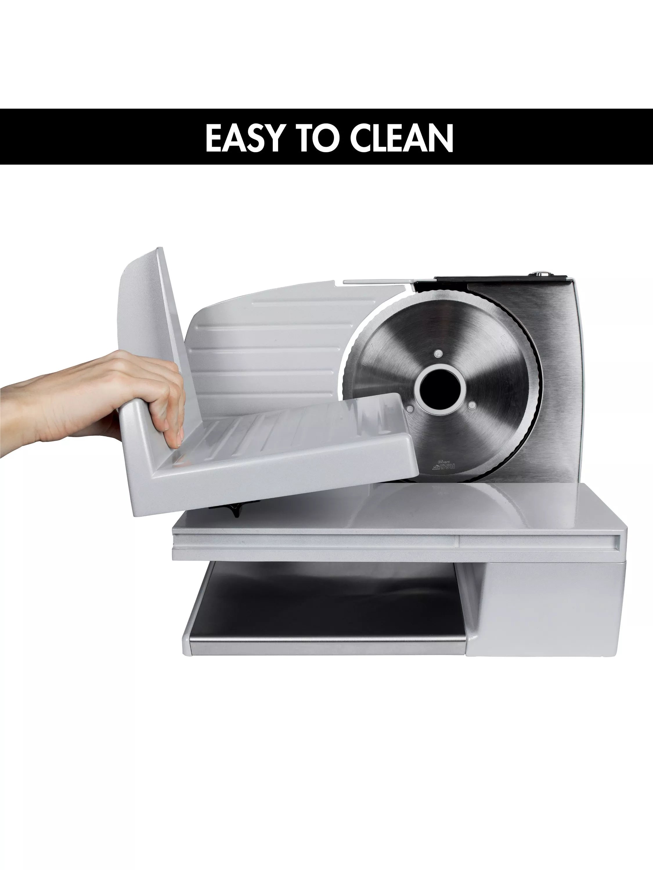 Magimix food slicer satin finish, imported from the UK