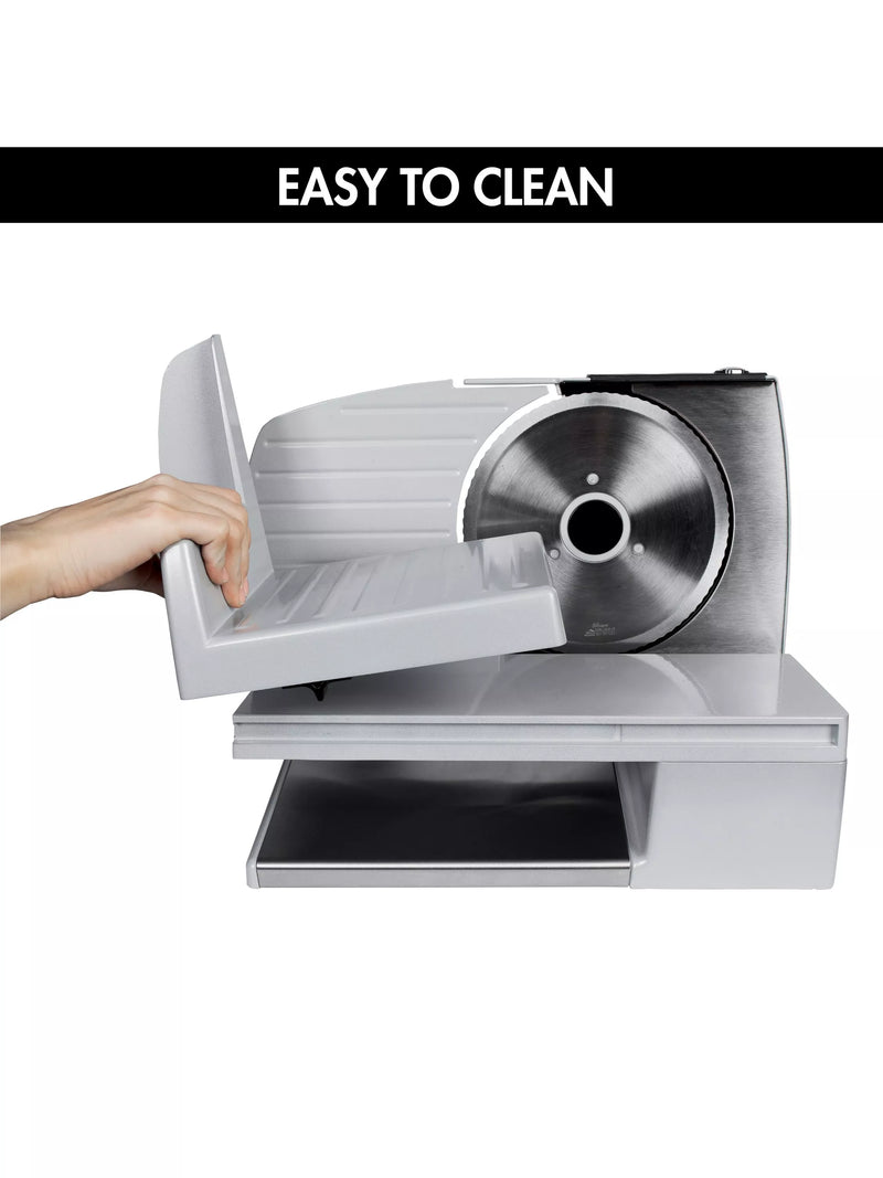Magimix food slicer satin finish, imported from the UK
