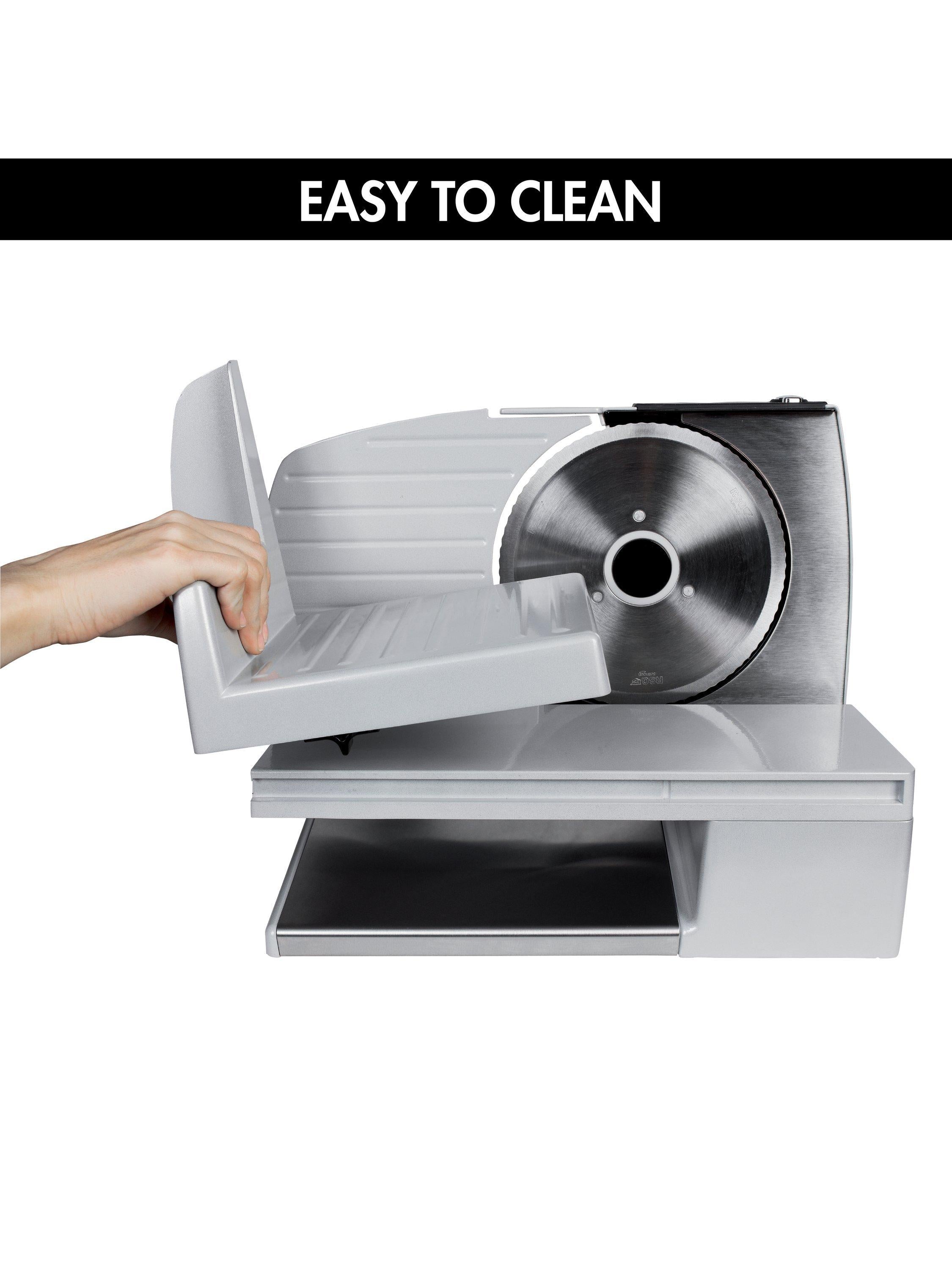 Magimix food slicer satin finish, imported from the UK