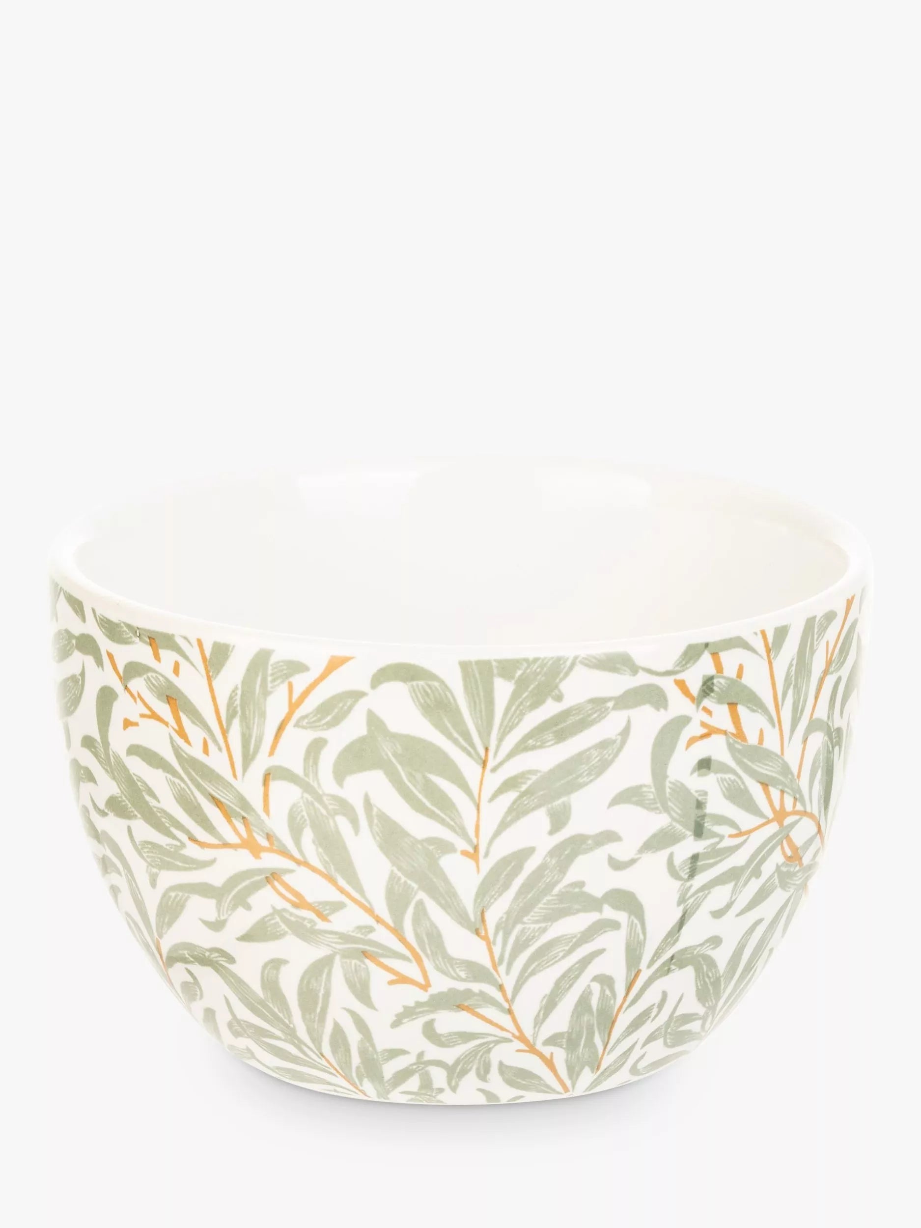 William Morris ceramic bowls set with mixed prints and beech tray (British brand)