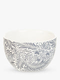 William Morris ceramic bowls set with mixed prints and beech tray (British brand)