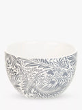 William Morris ceramic bowls set with mixed prints and beech tray (British brand)