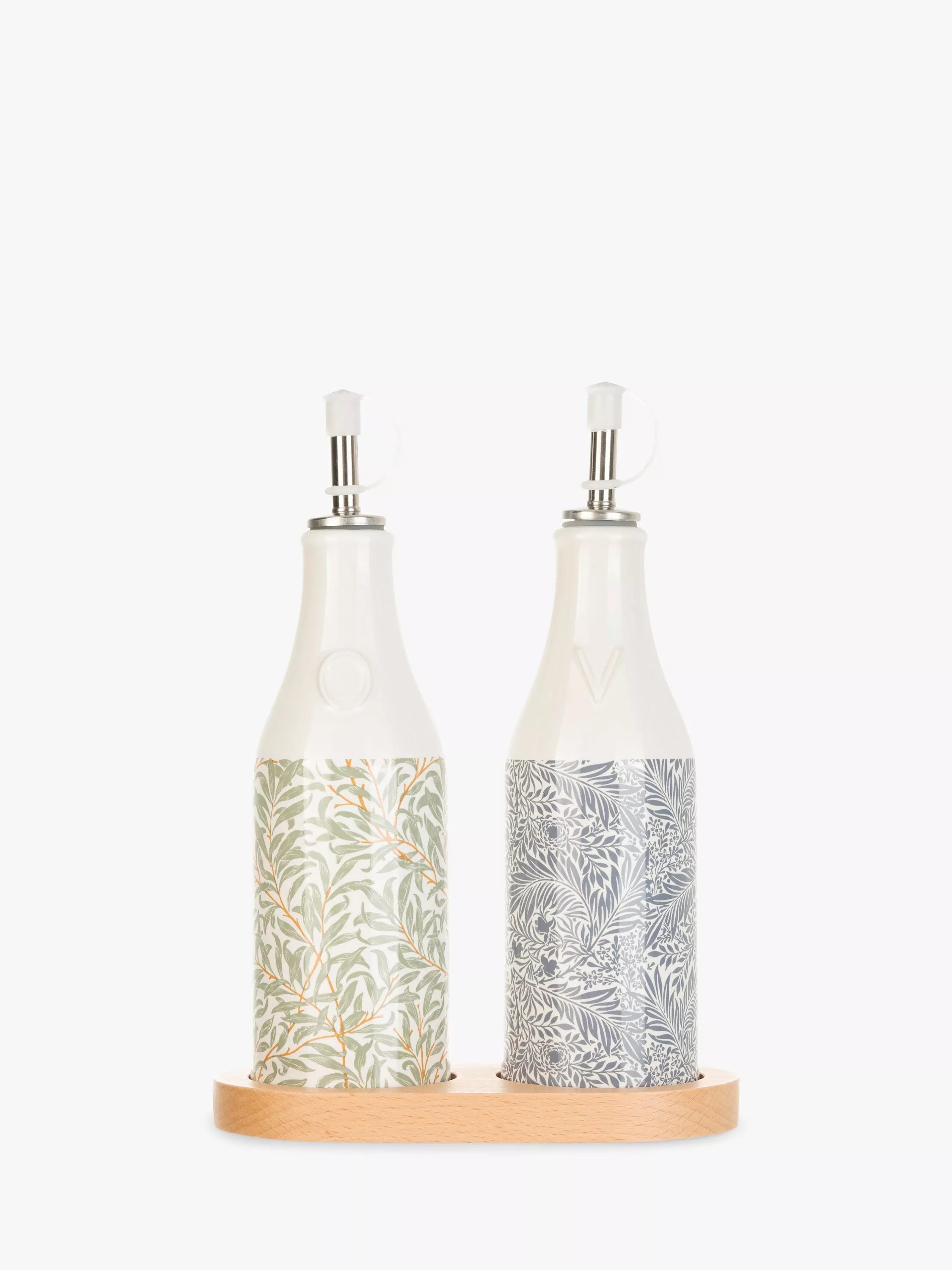 William Morris Larkspur & Willow oil and vinegar set (British brand)