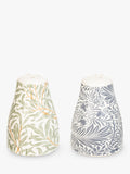 William Morris Print Salt & Pepper Set with Wooden Base, FSC-Certified (Beech Wood)