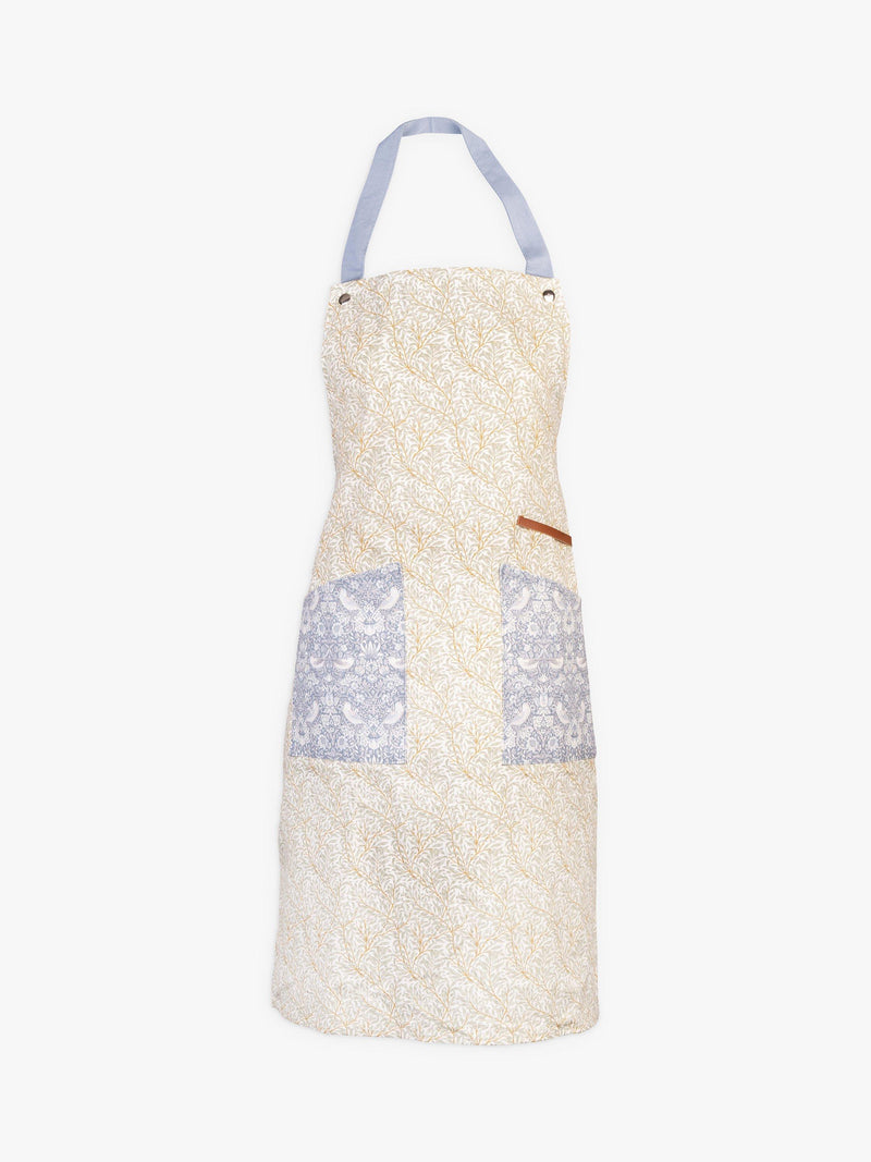 William Morris green kitchen apron (British brand)