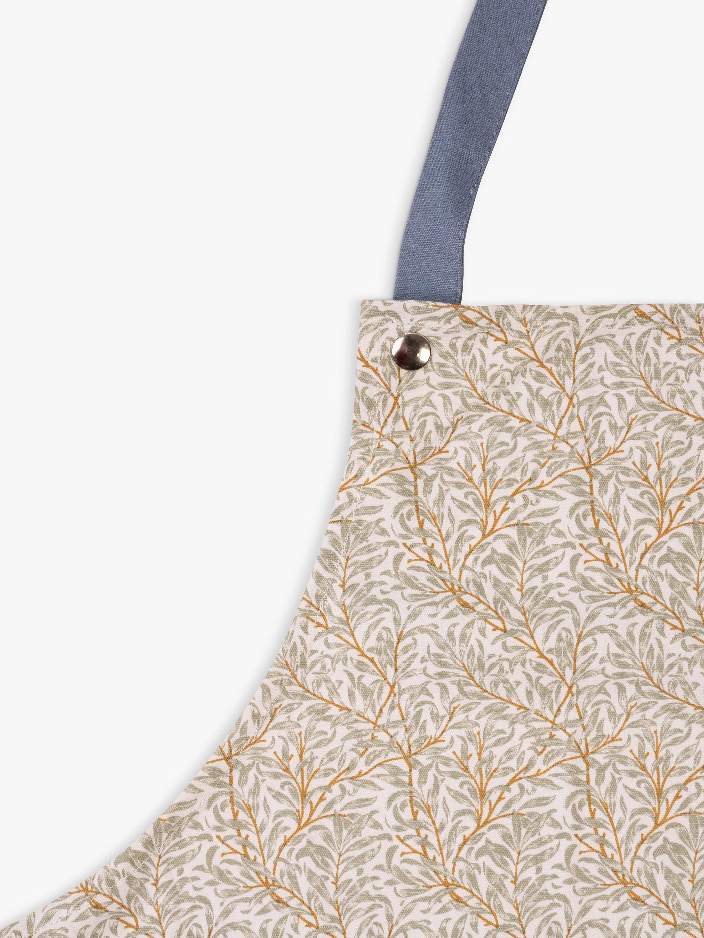 William Morris green kitchen apron (British brand)