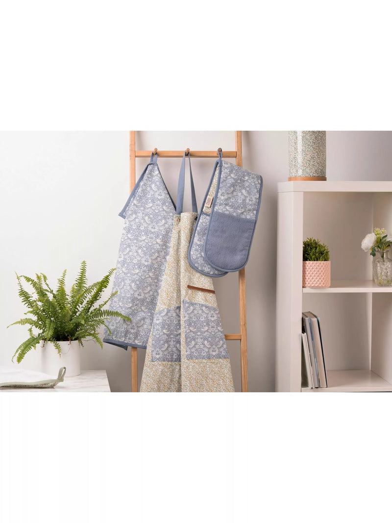 William Morris green kitchen apron (British brand)