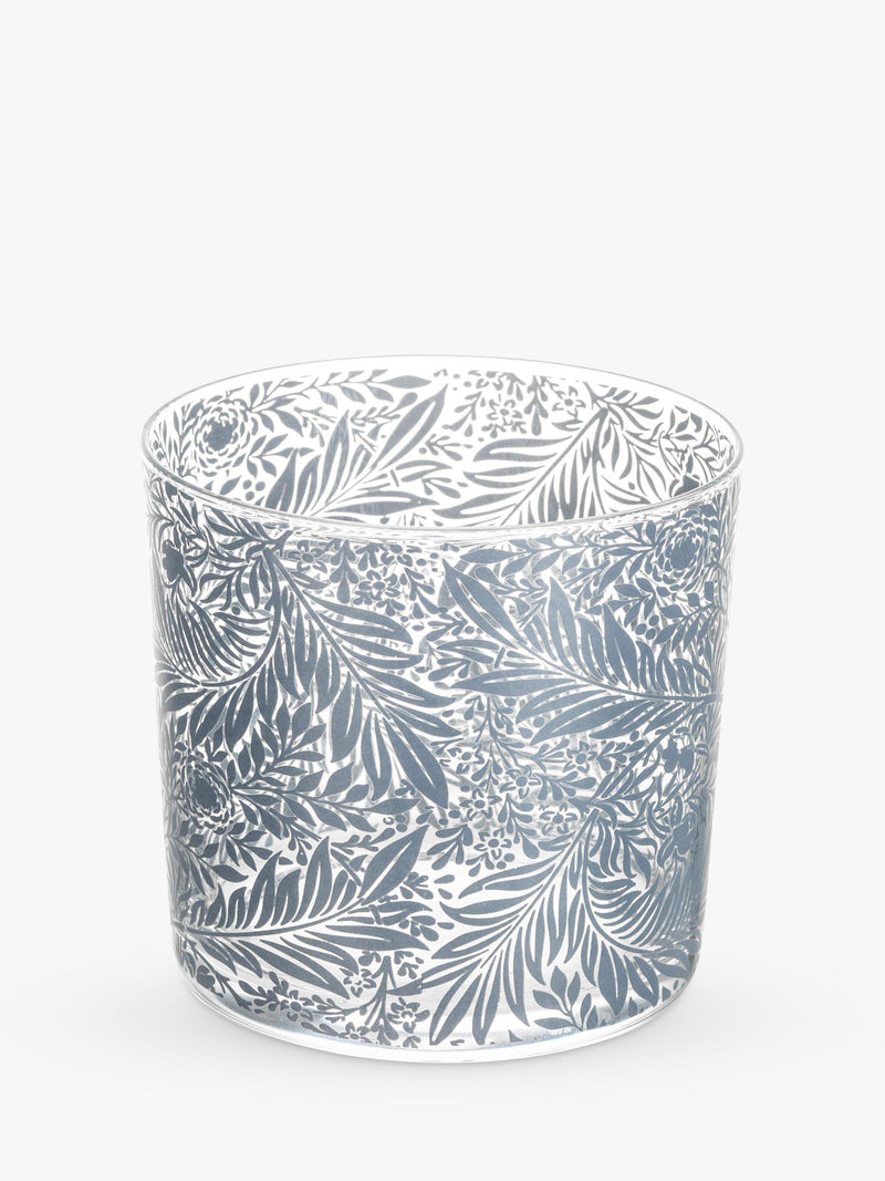 Glasskaraffel og drikkeglass sett med William Morris mønster (britisk merke)