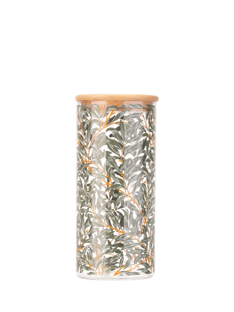 William Morris Larkspur Glass Canister