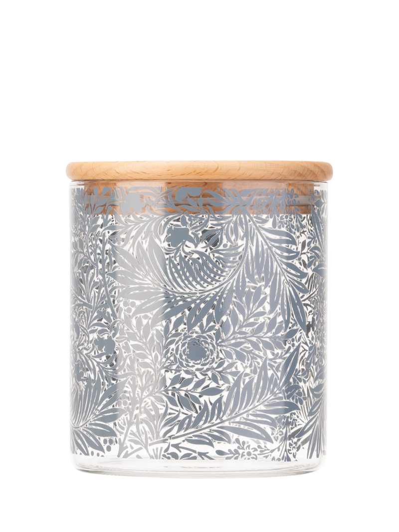 William Morris Larkspur Glass Canister, Small