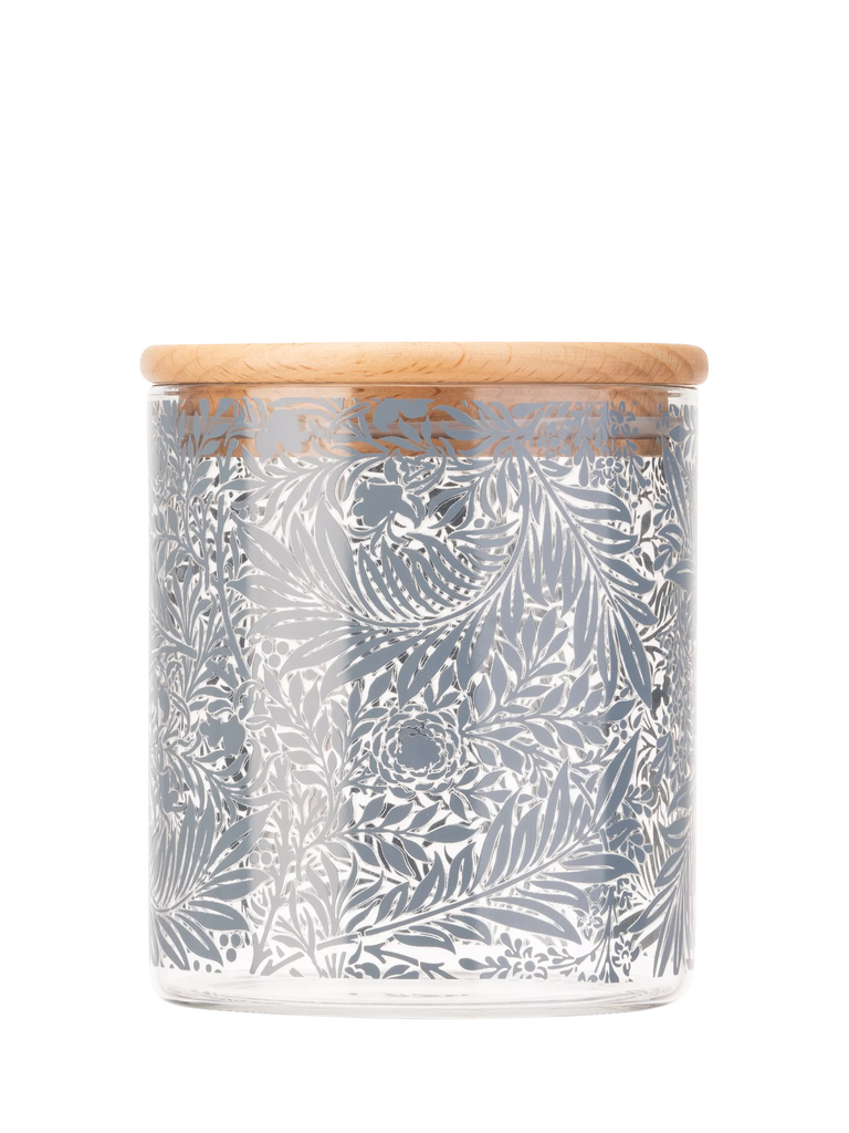 William Morris Larkspur Glass Canister