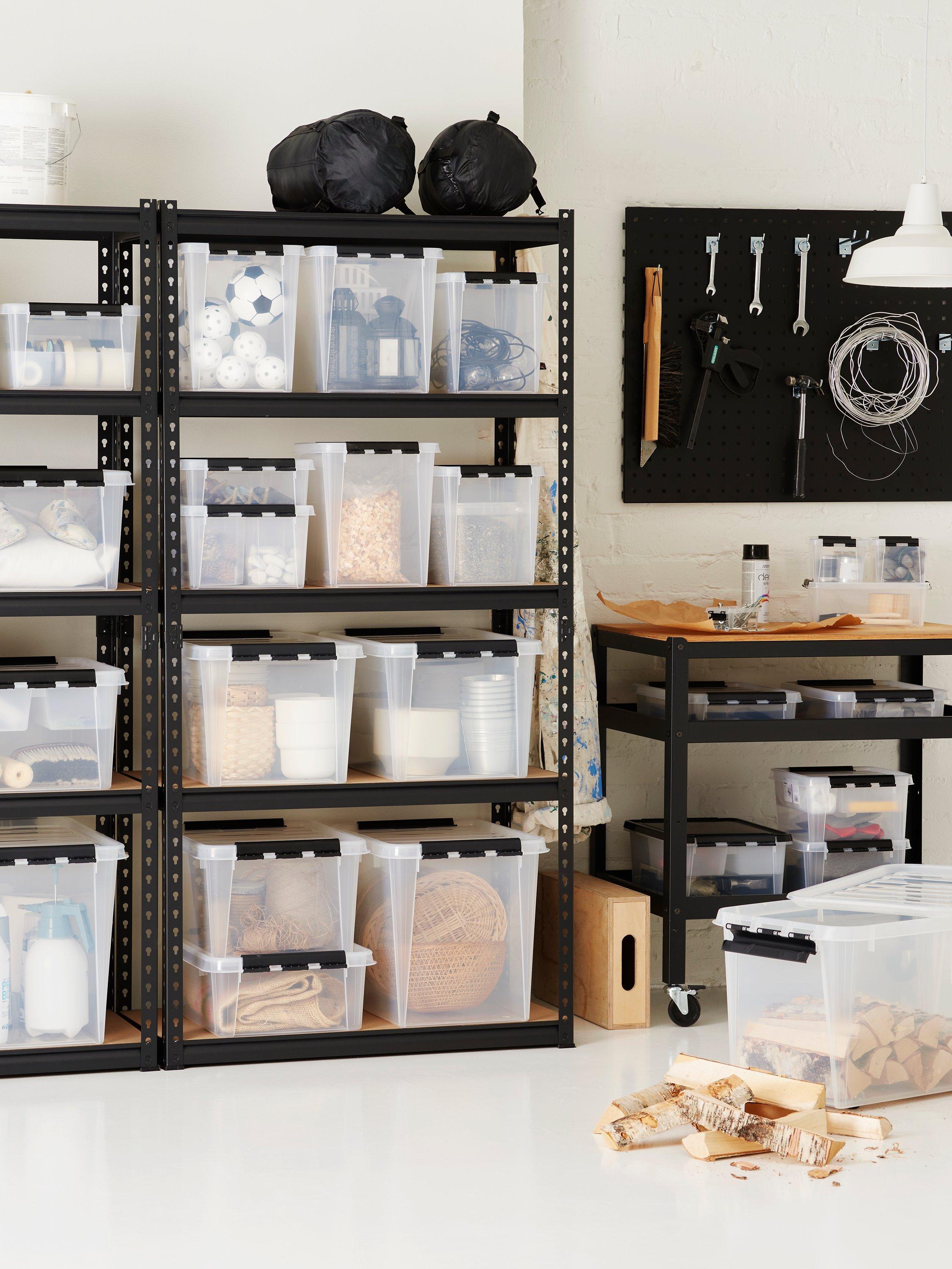 SmartStore Classic plastic storage box 52L (British brand)
