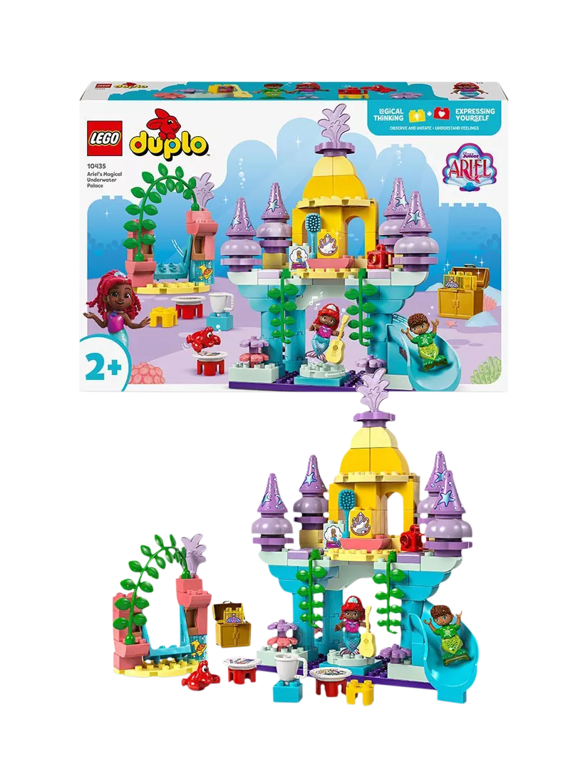 LEGO DUPLO Disney Ariel's Magical Underwater Palace playset, UK version